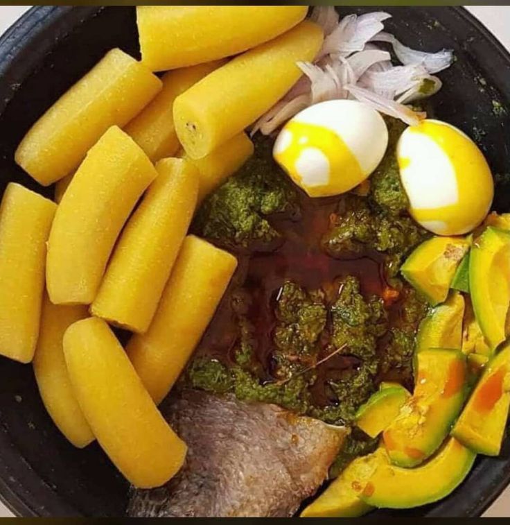 Plantain with Vegetable (Palava Stew)